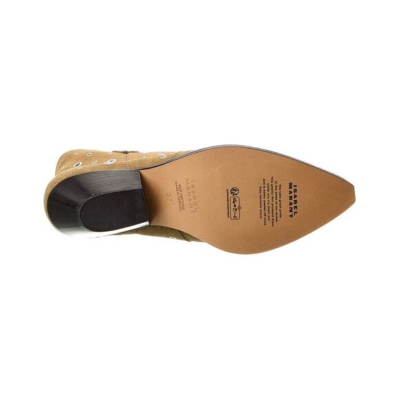 Isabel Marant Dewina Suede Bootie, Brown - Picture 4 of 5